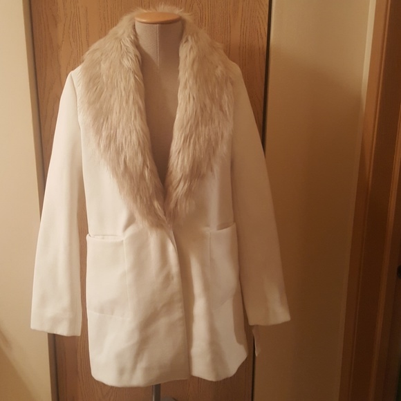 Covington Jackets & Blazers - Covington ladies fur lapel coat